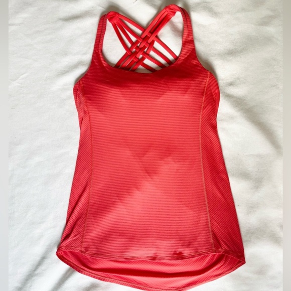 Lululemon Wild tank Women's Coral atomic red  Tank Top 6 - Picture 5 of 6